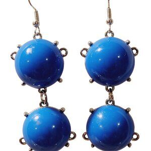Blue Large Bubble Earrings